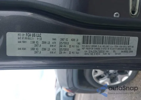 2018 Jeep Compass Limited 4X4 from USA, damaged, VIN 3C4NJDCB4JT365518